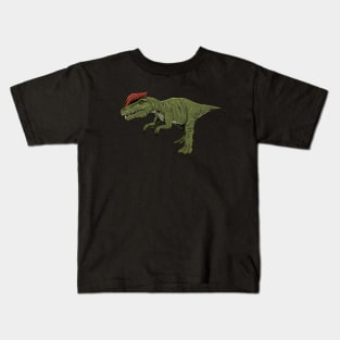 Drawing of Dilophosaurus Kids T-Shirt